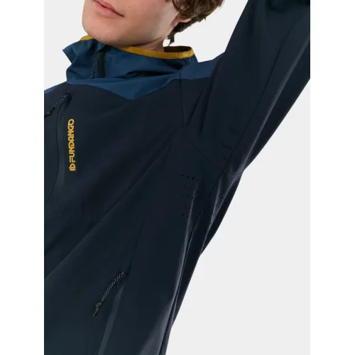 Fundango Alloy Hooded Softshell Férfi Softshell kabát 486-patriot blue