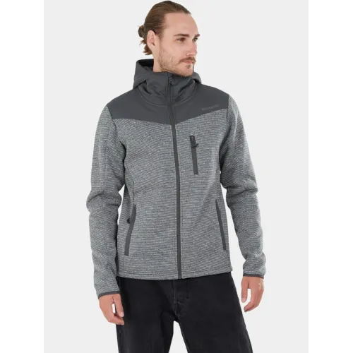 Fundango Ashford Insulated Fleece Jacket Férfi Polár, Softshell, Középréteg 745-grey heather