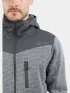 Fundango Ashford Insulated Fleece Jacket Férfi Polár, Softshell, Középréteg 745-grey heather