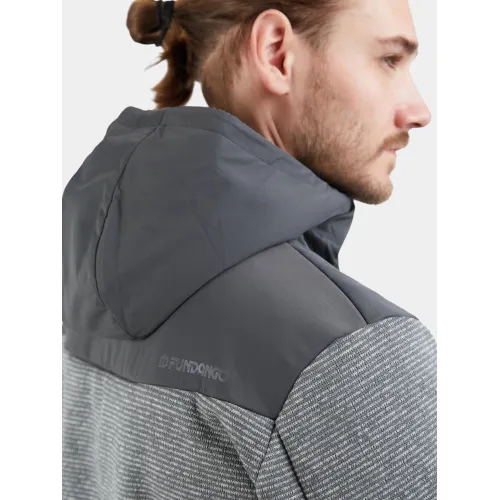 Fundango Ashford Insulated Fleece Jacket Férfi Polár, Softshell, Középréteg 745-grey heather