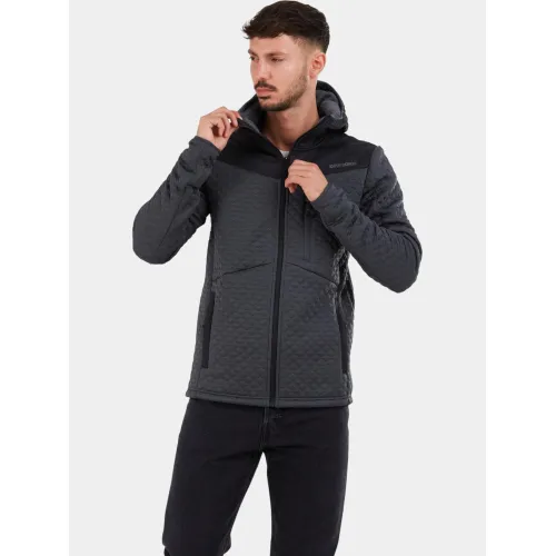 Fundango Ashford Insulated Fleece Jacket Férfi Polár, Softshell, Középréteg 755-steel