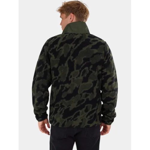 Fundango Haven Hybrid Jacket Férfi Pulóver 590-oliv