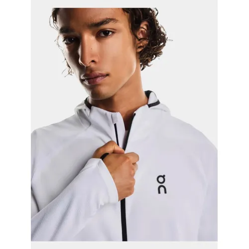 ON Climate Zip Hoodie Férfi Hosszú ujjú póló White