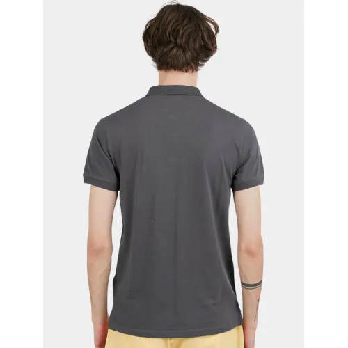 Fundango Incognito Mono Poloshirt Fundango Incognito Mono Poloshirt Férfi Galléros póló 755-steel