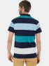 Fundango Incognito Stripe Poloshirt Férfi Galléros póló 450-lake