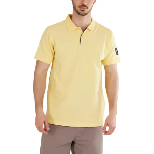 Fundango Molton Poloshirt Férfi Galléros póló 205-corn