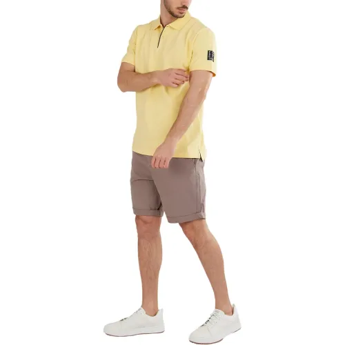 Fundango Molton Poloshirt Férfi Galléros póló 205-corn