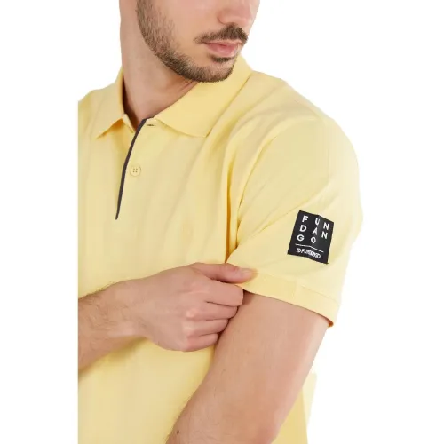 Fundango Molton Poloshirt Férfi Galléros póló 205-corn