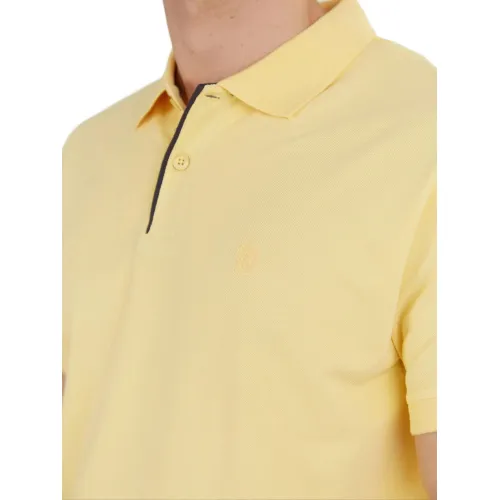 Fundango Molton Poloshirt Férfi Galléros póló 205-corn