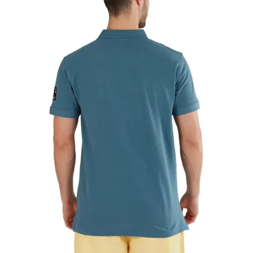 Fundango Molton Poloshirt Férfi Galléros póló 534-pine green