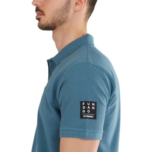 Fundango Molton Poloshirt Férfi Galléros póló 534-pine green