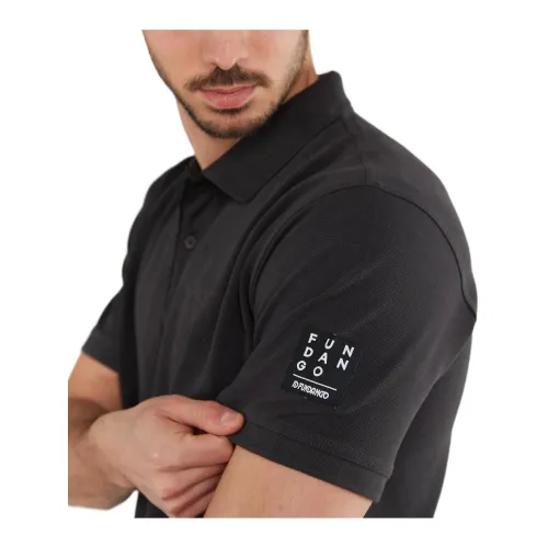 Fundango Molton Poloshirt Férfi Galléros póló 755-steel