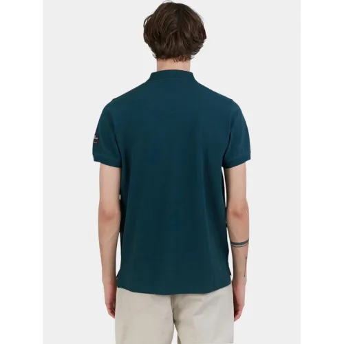 Fundango Insignia Poloshirt Férfi Galléros póló 534-pine green