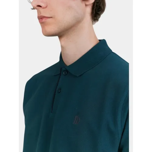 Fundango Insignia Poloshirt Férfi Galléros póló 534-pine green