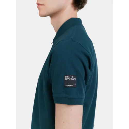 Fundango Insignia Poloshirt Férfi Galléros póló 534-pine green