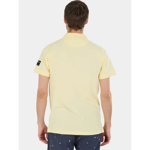 Fundango Insignia Poloshirt Férfi Galléros póló 206-corn cloud