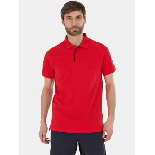 Fundango Insignia Poloshirt Férfi Galléros póló 285-blood