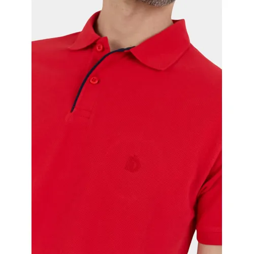 Fundango Insignia Poloshirt Férfi Galléros póló 285-blood