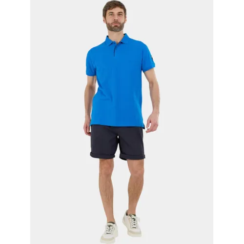 Fundango Insignia Poloshirt Férfi Galléros póló 445-cobalt