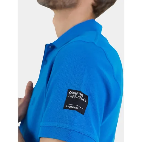 Fundango Insignia Poloshirt Férfi Galléros póló 445-cobalt