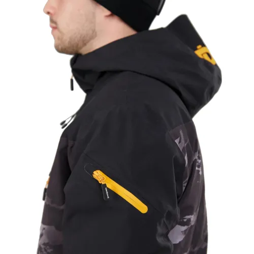 Fundango Privet Allmountain Jacket Férfi Síkabát, Snowboard kabát 893-black camouflage