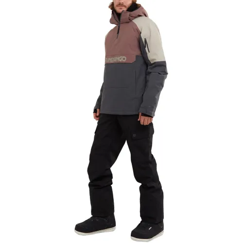 Fundango Burnaby Logo Anorak Férfi Síkabát 380-plum