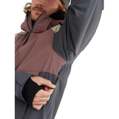 Fundango Burnaby Logo Anorak Férfi Síkabát 380-plum