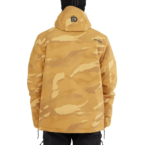 Fundango Tilbury Logo Anorak Férfi Síkabát, Snowboard kabát 246-okker melange