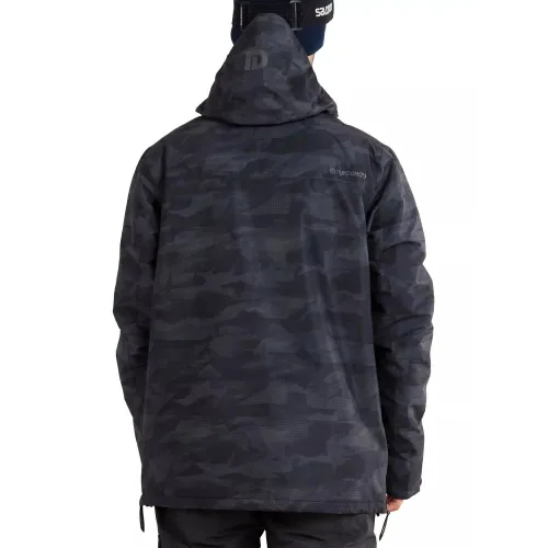 Fundango Burnaby Anorak Férfi Síkabát, Snowboard kabát 893-black camouflage