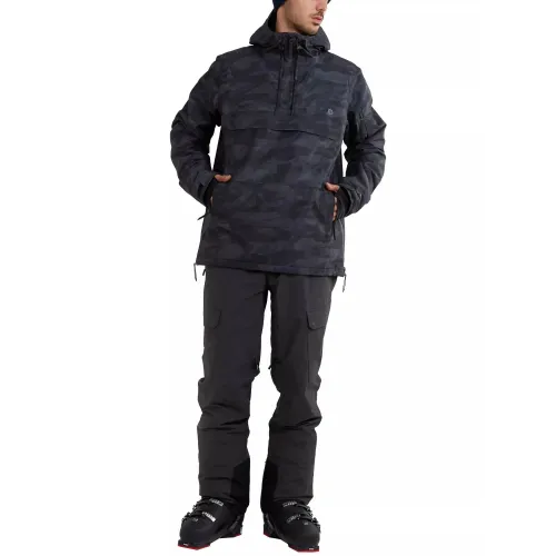 Fundango Burnaby Anorak Férfi Síkabát, Snowboard kabát 893-black camouflage
