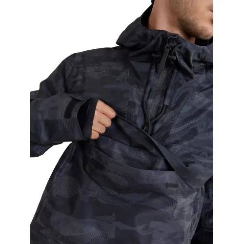 Fundango Burnaby Anorak Férfi Síkabát, Snowboard kabát 893-black camouflage