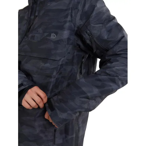 Fundango Burnaby Anorak Férfi Síkabát, Snowboard kabát 893-black camouflage