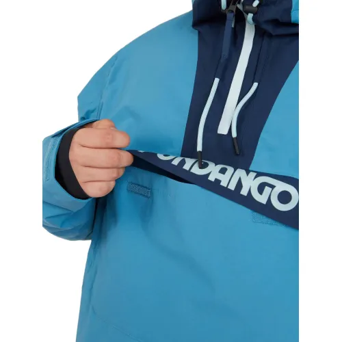 Fundango Burnaby Logo Anorak Férfi Síkabát, Snowboard kabát 460-turkis