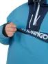 Fundango Burnaby Logo Anorak Férfi Síkabát, Snowboard kabát 460-turkis