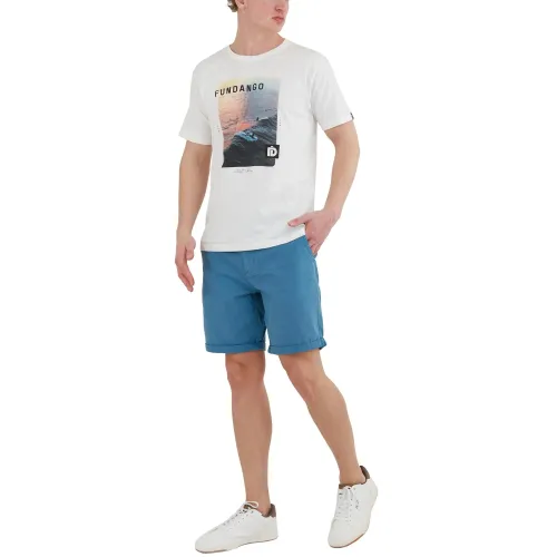 Fundango North Shore Chino Shorts Fundango North Shore Chino Shorts Férfi Rövidnadrág 485-eclipse blue