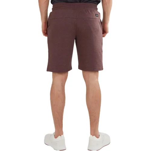 Fundango Delon Sweatshort Férfi Rövidnadrág 386-mauve heather