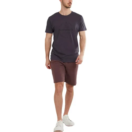 Fundango Delon Sweatshort Férfi Rövidnadrág 386-mauve heather