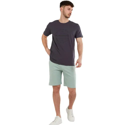 Fundango Delon Sweatshort Férfi Rövidnadrág 526-mint heather