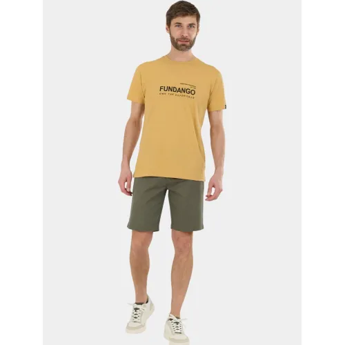 Fundango Offshore Chino Shorts Férfi Rövidnadrág 537-khaki