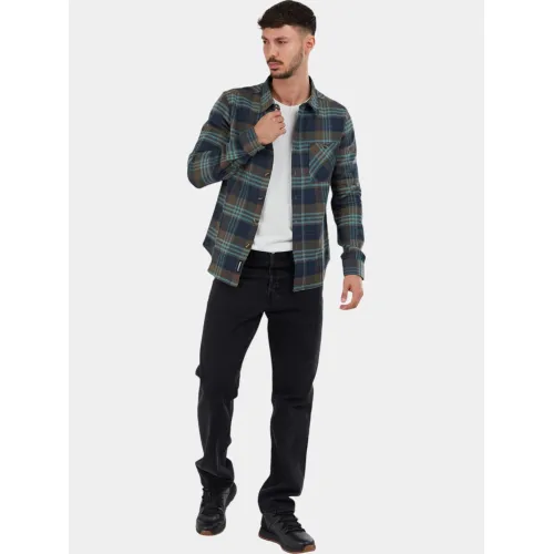 Fundango Harris Shirt Férfi Ing 480-navy