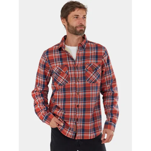 Fundango Roddy Lined Shirt Férfi Ing 285-blood