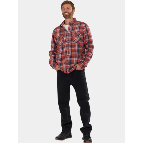 Fundango Roddy Lined Shirt Férfi Ing 285-blood