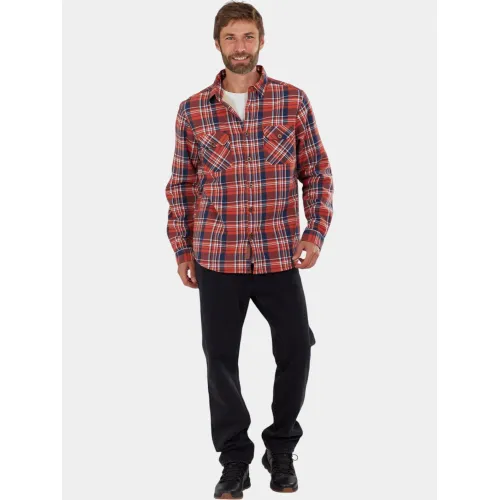 Fundango Roddy Lined Shirt Férfi Ing 285-blood