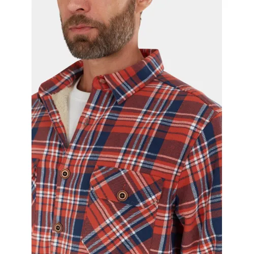 Fundango Roddy Lined Shirt Férfi Ing 285-blood