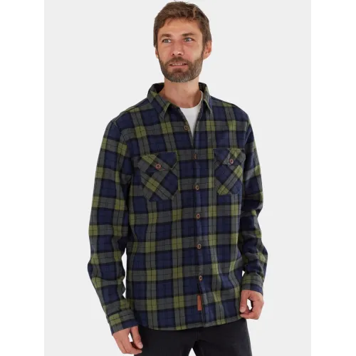 Fundango Roddy Lined Shirt Férfi Ing 485-eclipse blue