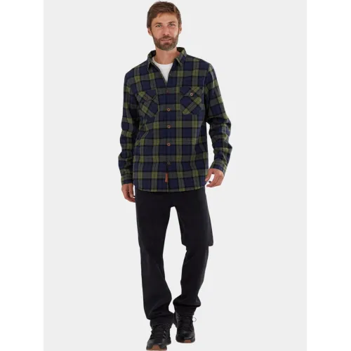 Fundango Roddy Lined Shirt Férfi Ing 485-eclipse blue