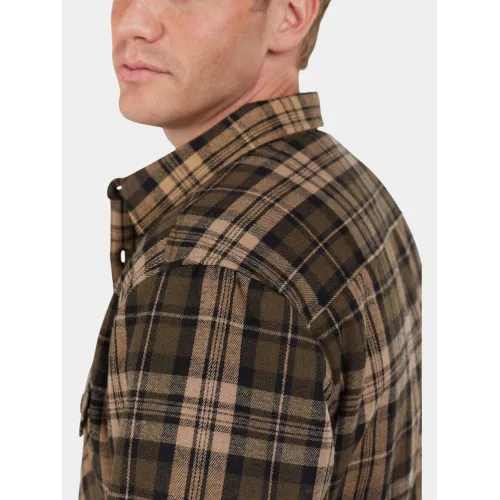 Fundango Roddy Lined Shirt Férfi Ing 540-army