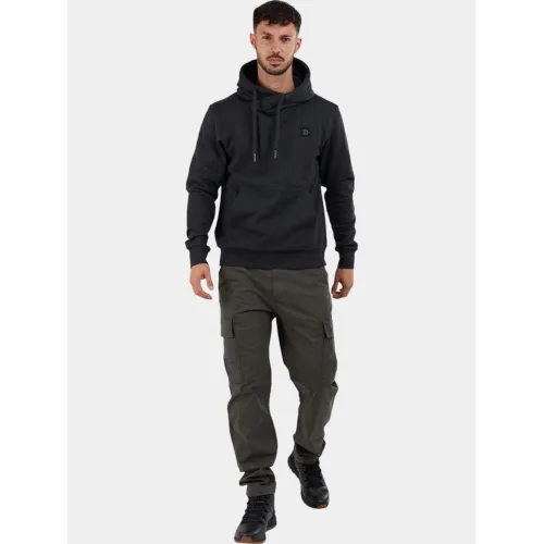 Fundango Conor Hooded Sweatshirt Fundango Conor Hooded Sweatshirt Férfi Pulóver 891-black heather