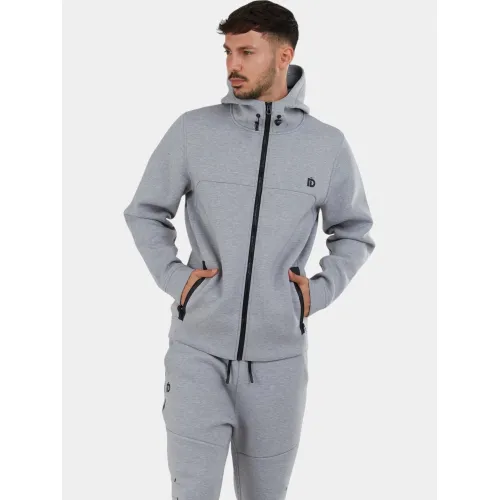 Fundango Hamal Tech Hoodie Férfi Pulóver 745-grey heather