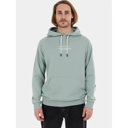 Fundango Kronos Hooded Sweatshirt Férfi Pulóver 524-mint